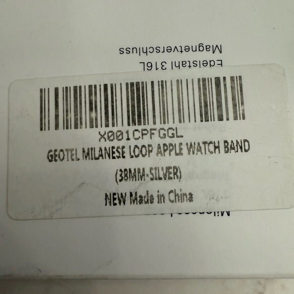 New, Patented Milanese Loop Compatible with Apple Watch Band 38mm - Picture 4 of 4
